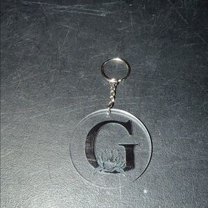 Letter G Keychain